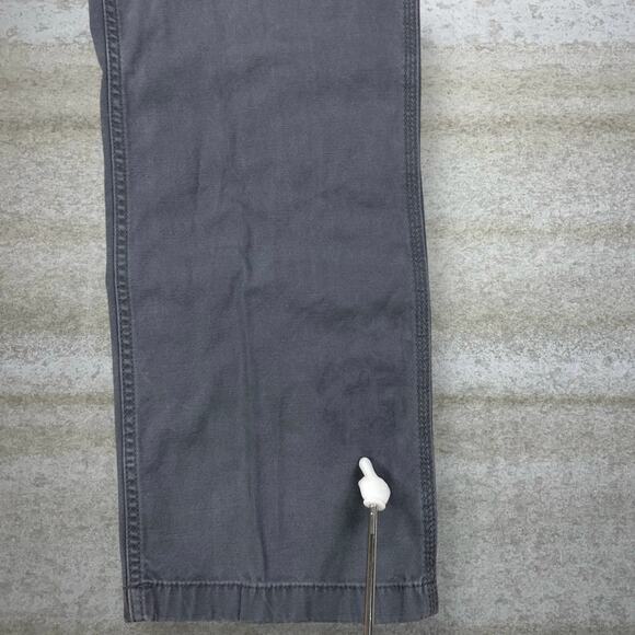 Vintage Carhartt Carpenter Pants Grey Canvas Relaxed Fit Dungarees Painters 90s - Picture 8 of 8